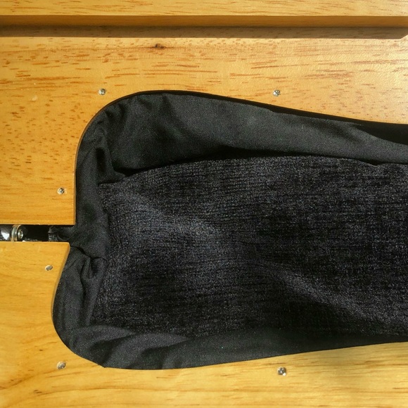 Floral Large Clutch Wooden Hand Bag Black White Summer Spring 100% Cotton Chic - Picture 9 of 16